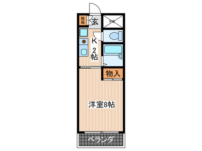 カーサ幸の物件間取画像