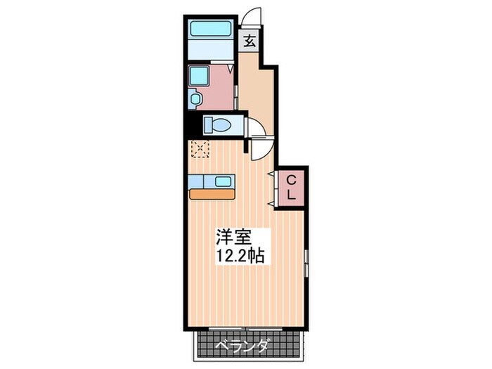 アルバーダＡの物件間取画像