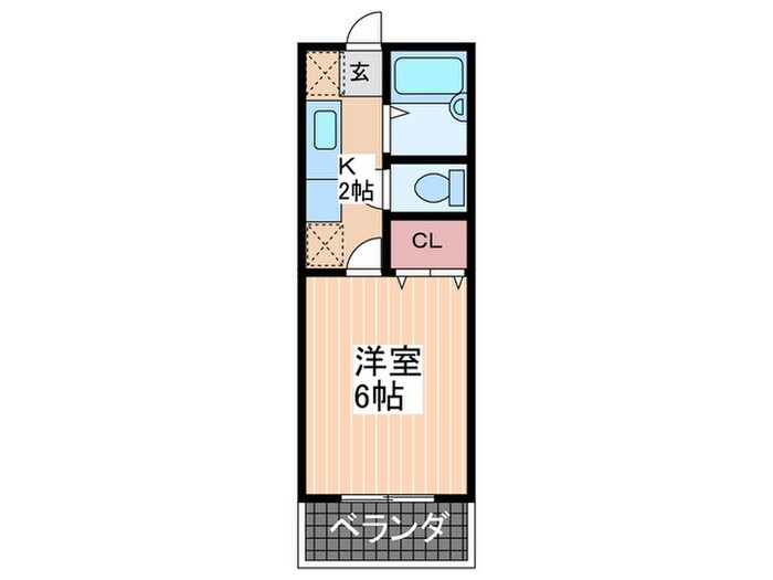 第３カトービルの物件間取画像