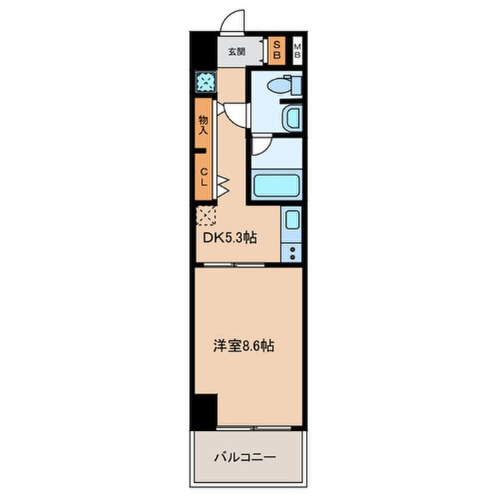 新白島東亜ビルの物件間取画像