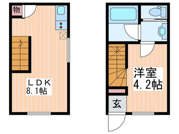 Casa Cozy 隅の浜の物件間取画像