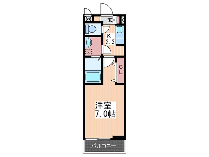 リバーサイド蛍の物件間取画像