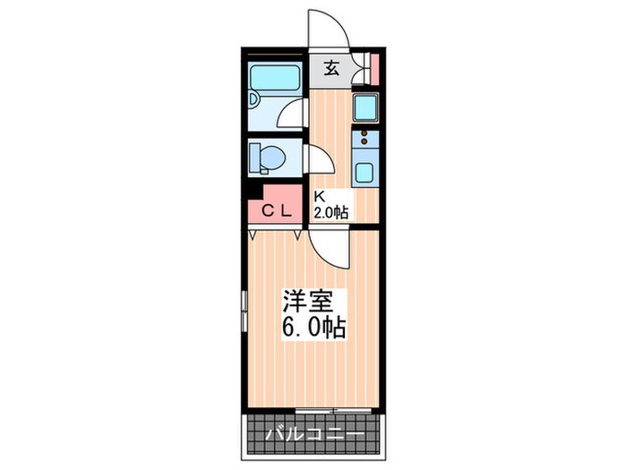 アベニール廿日市駅前の物件間取画像