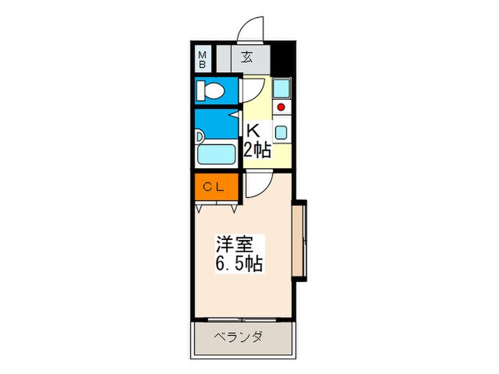 ヴェルパレス楠木の物件間取画像