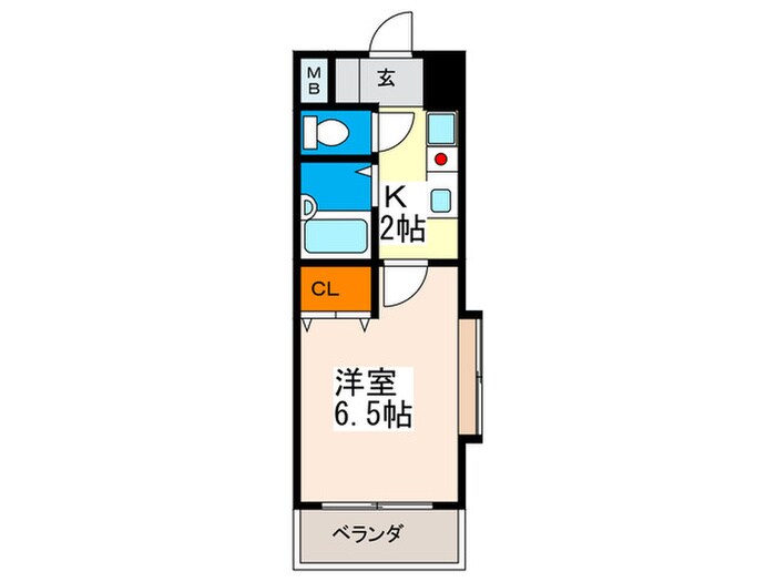 ヴェルパレス楠木の物件間取画像