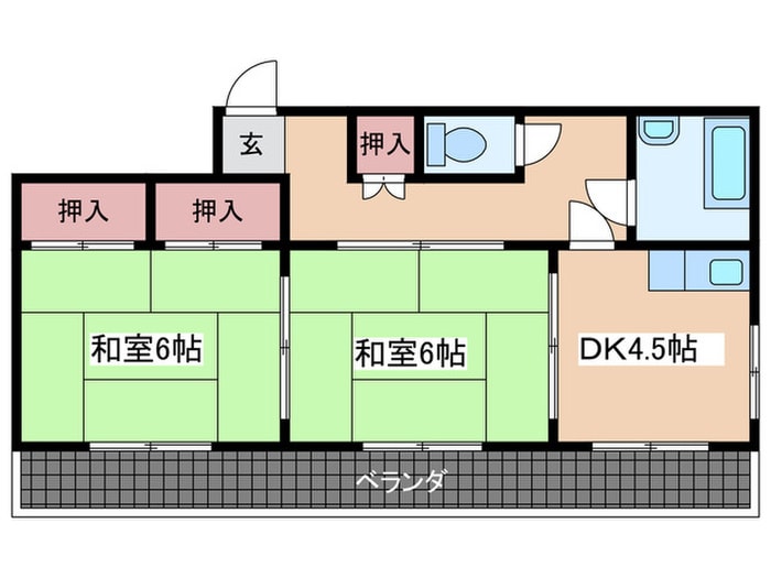 南家ビルの物件間取画像