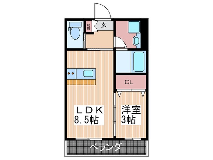 BOND BLD.Ⅱの物件間取画像