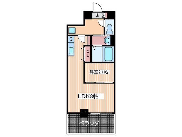 Axis Bldの物件間取画像