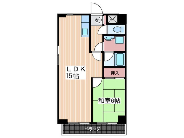 リバーサイド高橋の物件間取画像