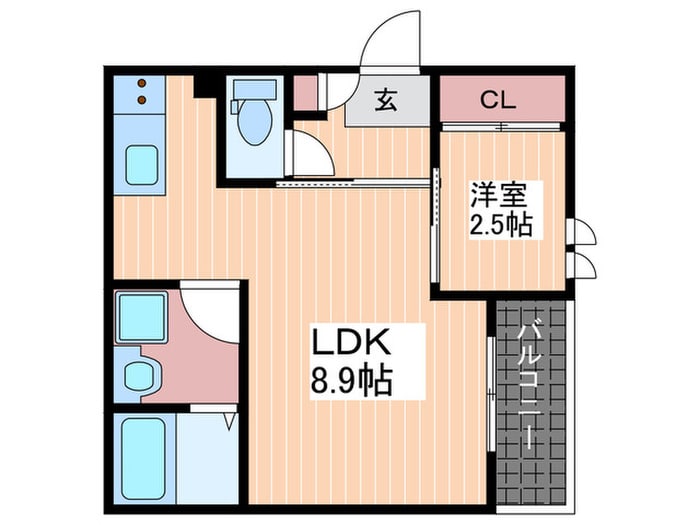 PensionJuly桜尾本町の物件間取画像