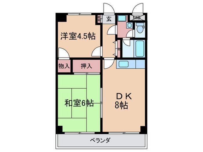 第三好木マンションの物件間取画像