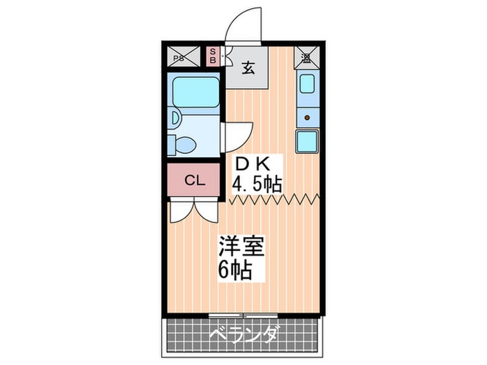 第３福助マンションの物件間取画像