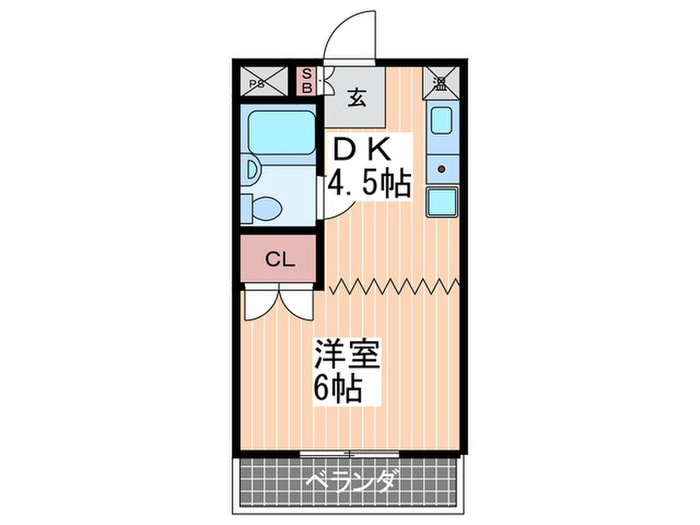 第３福助マンションの物件間取画像