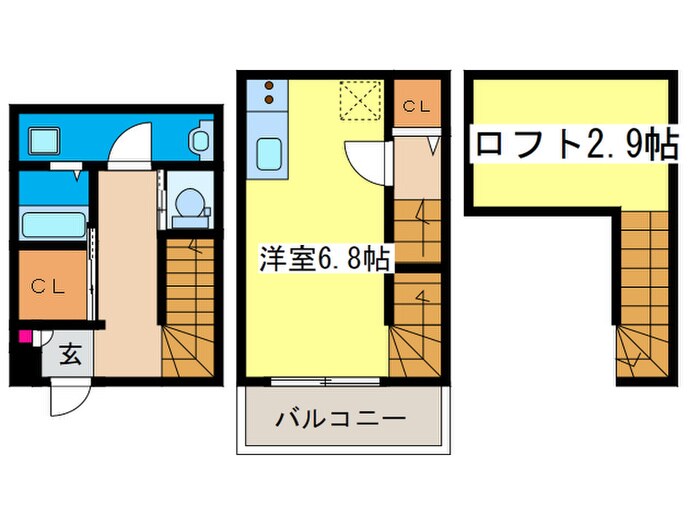 DUPLEST江波本町の物件間取画像