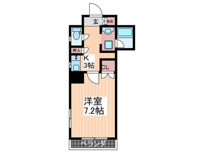 ジェイシティ八丁堀の物件間取画像