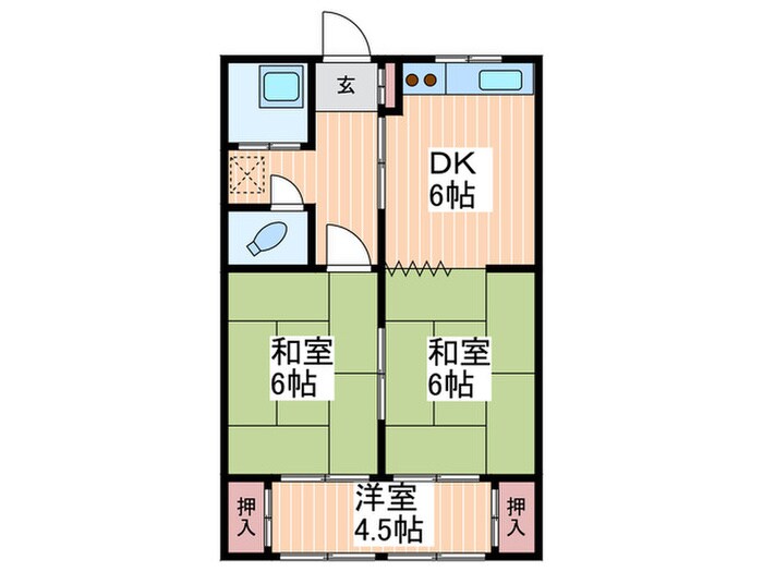 木谷ビルの物件間取画像