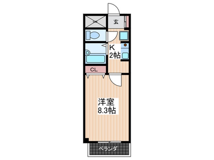 ラ・プラージュの物件間取画像