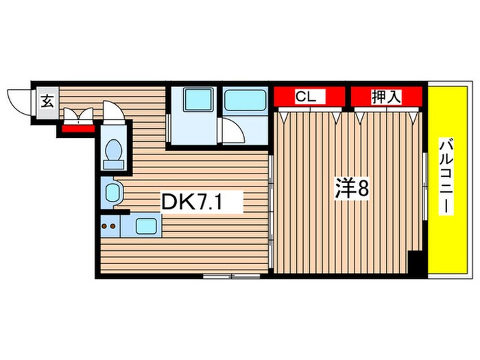 角本ビルの物件間取画像