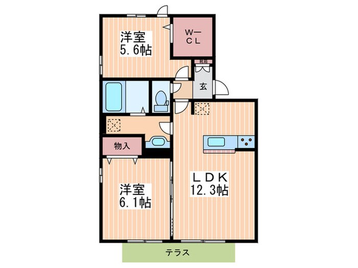 エスペーロの物件間取画像