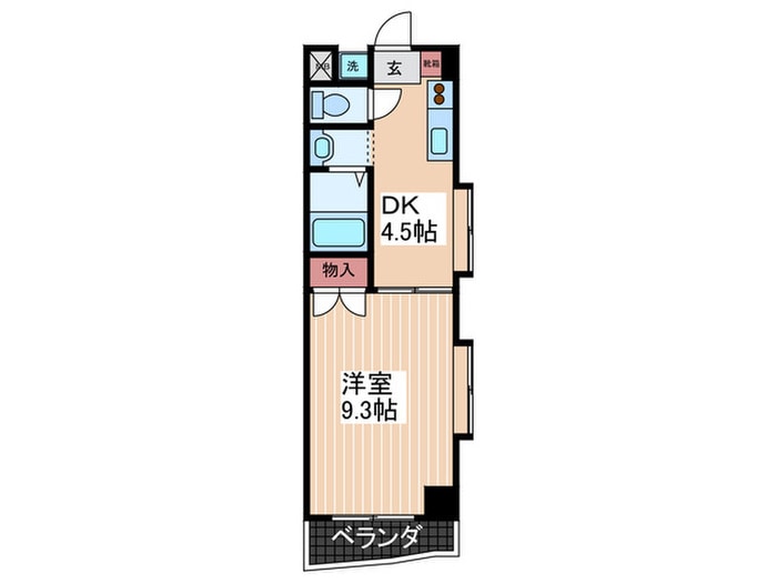 グレイシャス宇品の物件間取画像