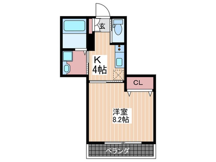 ＰＬＥＩＮＳＯＬＥＩＬ古江西町の物件間取画像