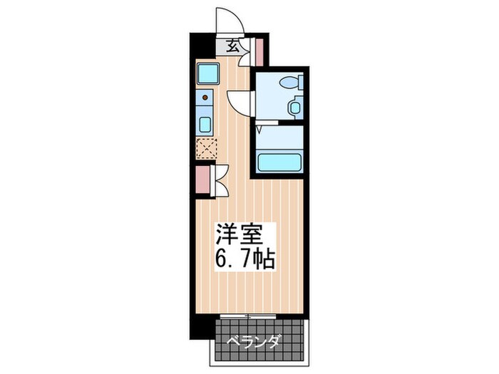 レジディア比治山公園の物件間取画像