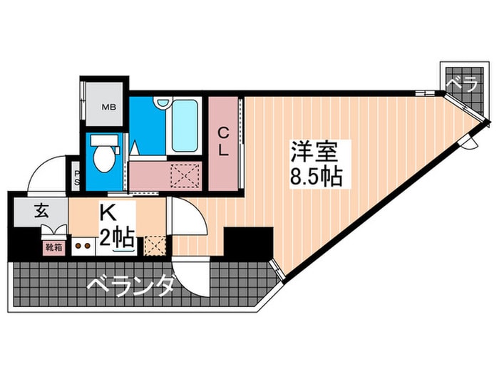 ラ・ルート大手町の物件間取画像