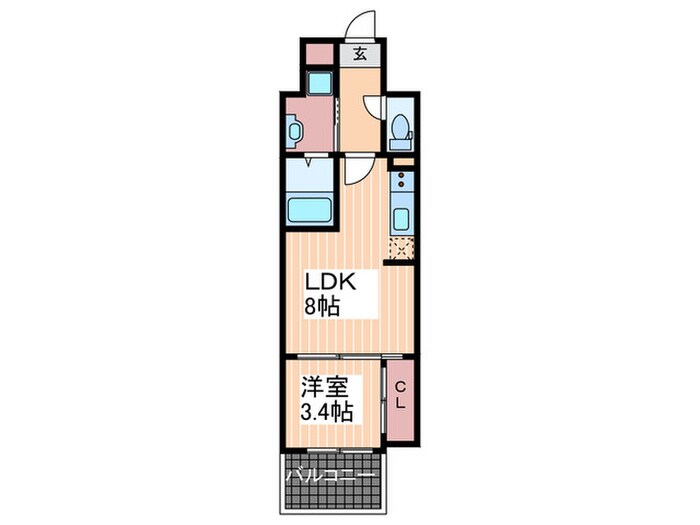 Live Casa土橋の物件間取画像