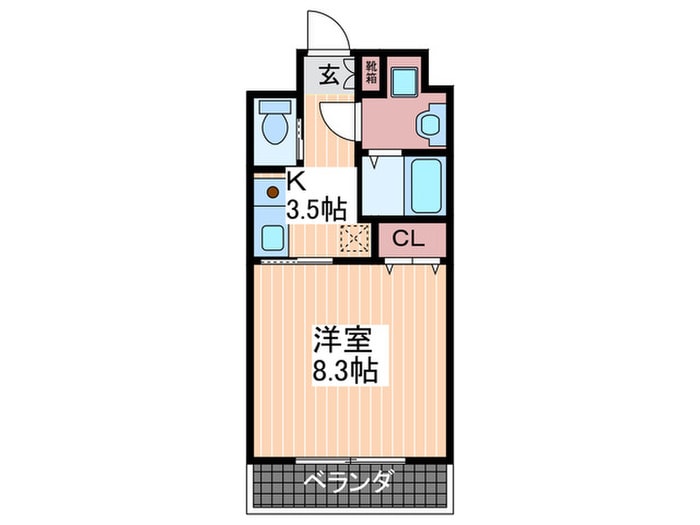 アム－ル大原の物件間取画像