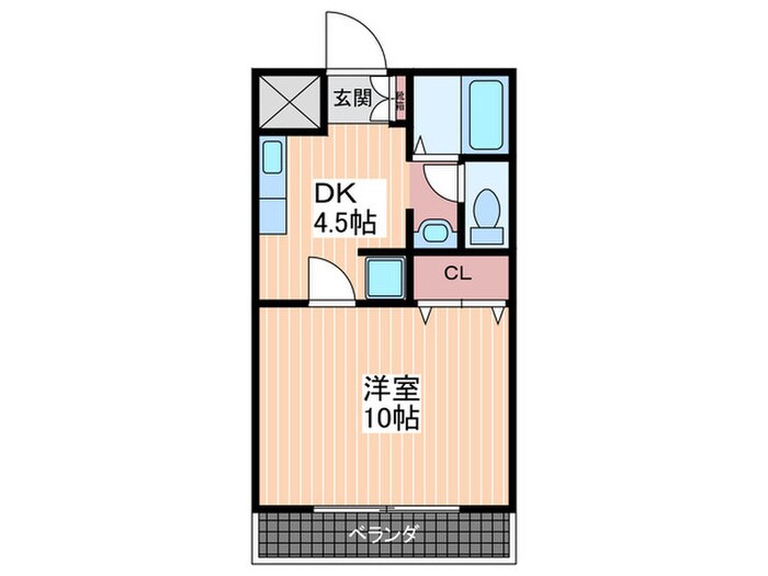 フリックコートＳＹＯの物件間取画像