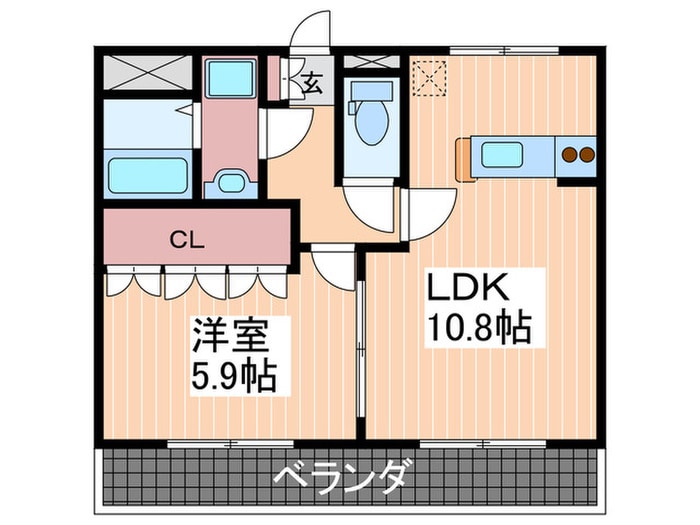 ディアコ－トの物件間取画像