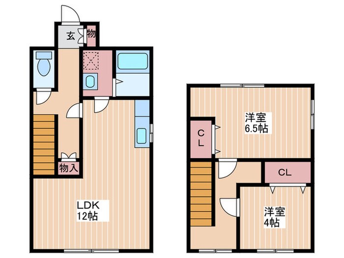 光が丘久保様貸家の物件間取画像