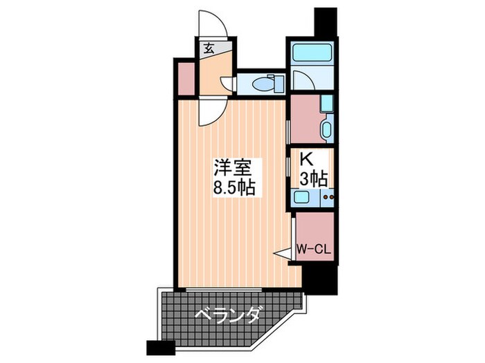 VELOCEⅢの物件間取画像