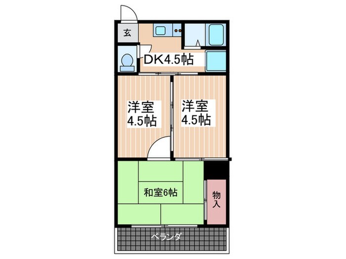 寿栄ビル6の物件間取画像