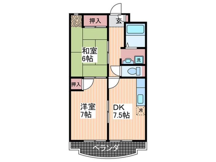 ヴィラ・オーキッドの物件間取画像