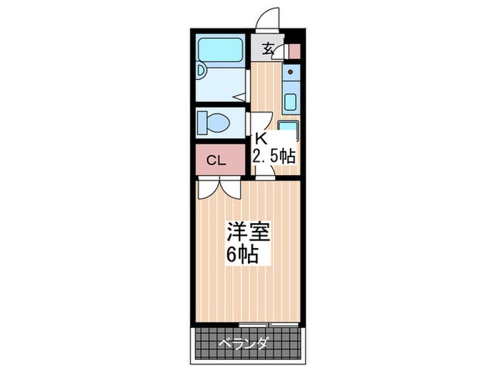 コ－ポ中筋の物件間取画像