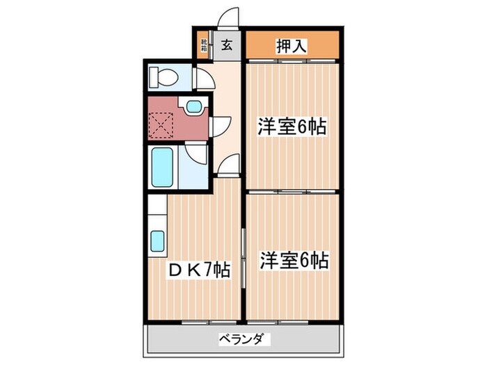 房尾本店三篠ビルの物件間取画像