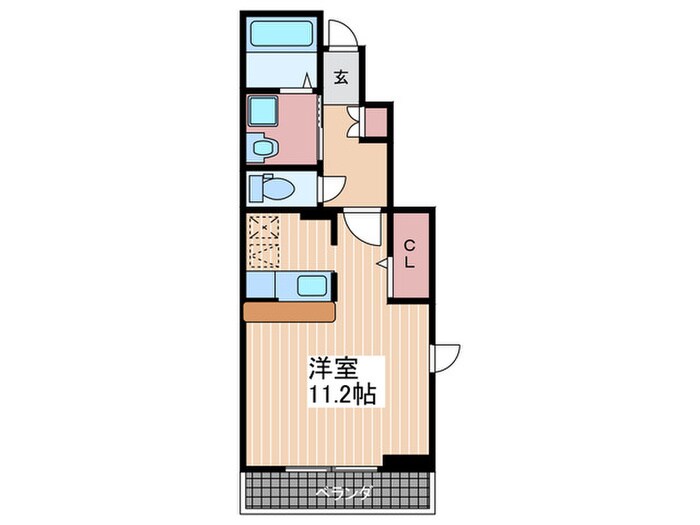 シャンドールⅠの物件間取画像