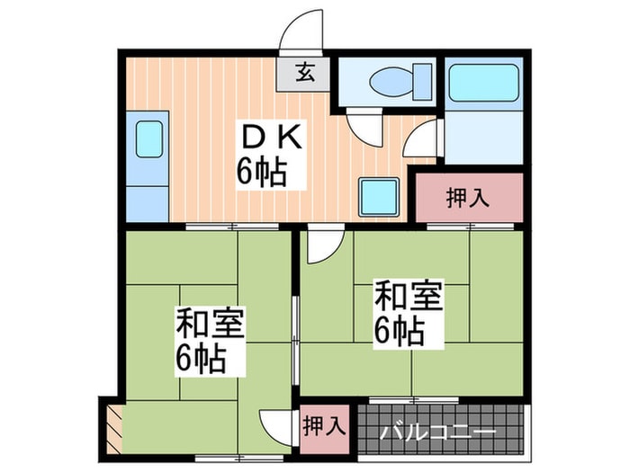 シートピア井口台の物件間取画像