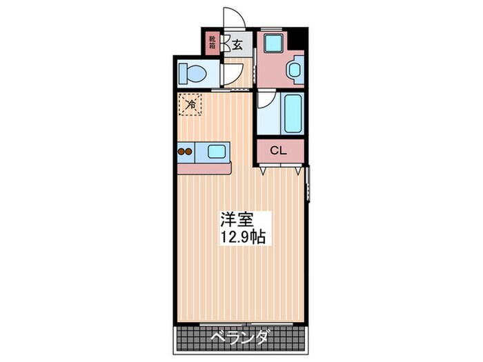 ミロワール舟入の物件間取画像