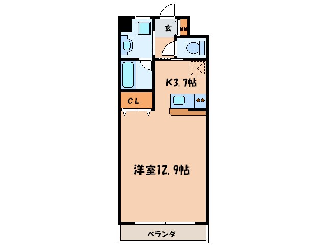 ミロワール舟入の物件間取画像