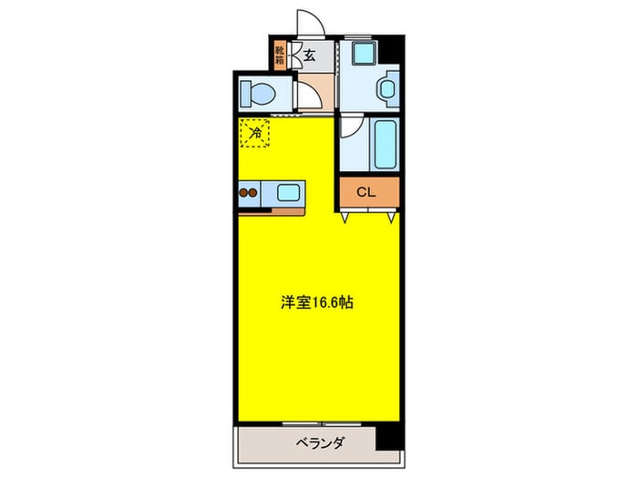 ミロワール舟入の物件間取画像