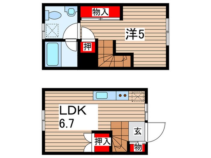 グラバーレジデンス可部の物件間取画像