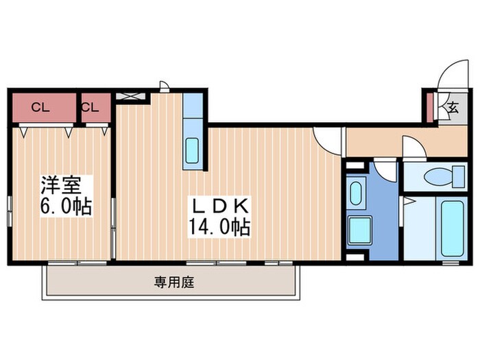 フォンテーヌⅡの物件間取画像