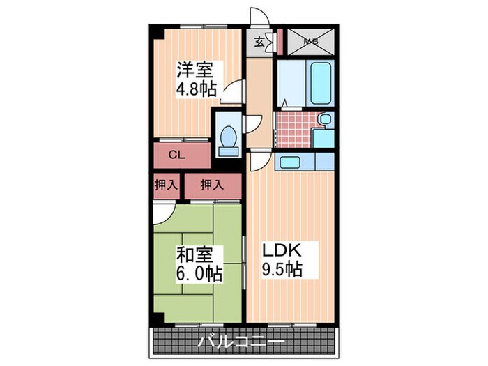 ファミール昭栄の物件間取画像