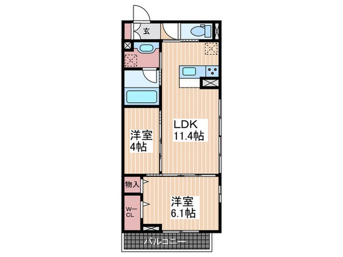 アリエッタの物件間取画像