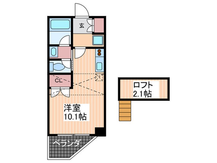 エクセリア舟入本町の物件間取画像