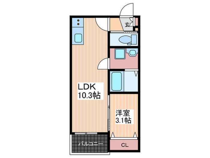 COCOAS廿日市駅前の物件間取画像