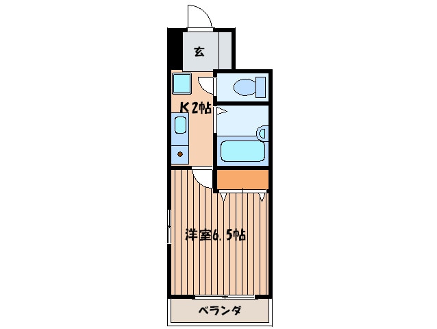 ハートランド舟入中町の物件間取画像