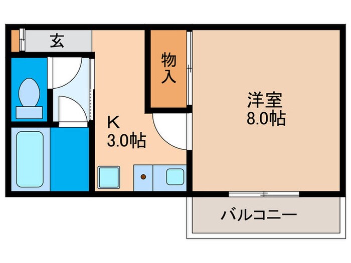 プリマベール矢野の物件間取画像